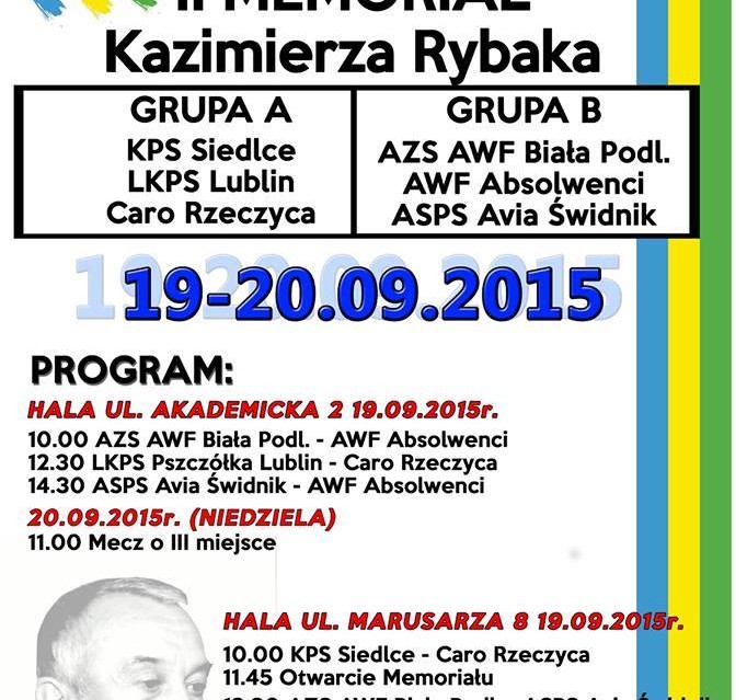 II Memoriał Kazimierza Rybaka - Zdjęcie główne