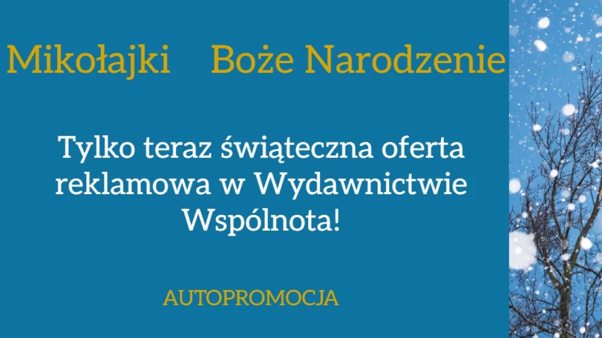 Świąteczne reklamy zapadają w pamięć. Wypromuj się ze Wspólnotą! - Zdjęcie główne