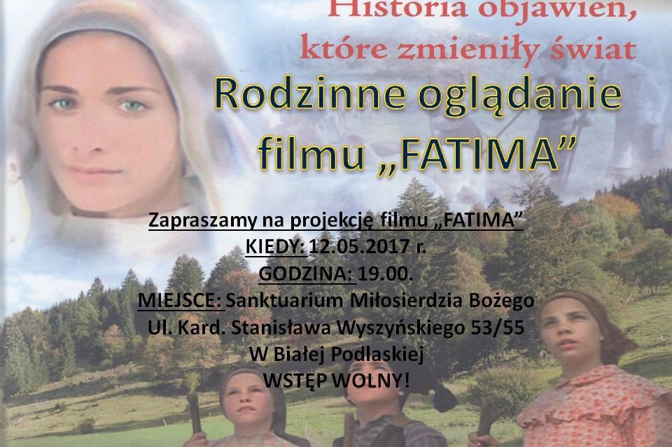 Rodzinne oglądanie filmu „Fatima” - Zdjęcie główne