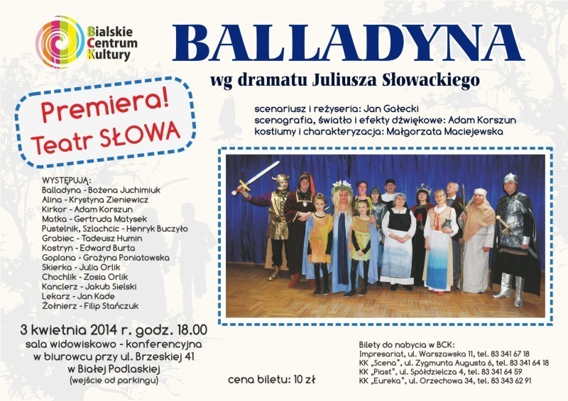 Balladyna - spektakl w wykonaniu - Teatru Słowa - Zdjęcie główne