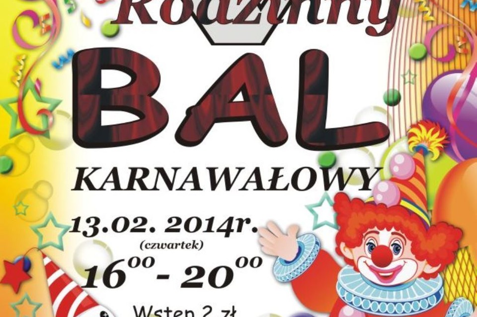 V Rodzinny Bal Karnawałowy - Zdjęcie główne