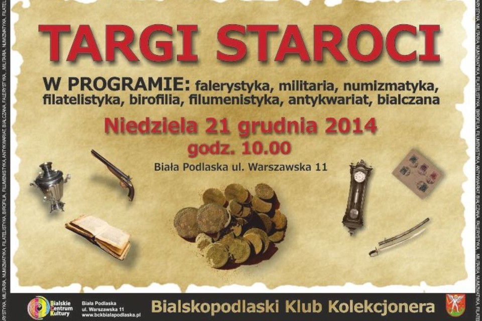 Zaproszenie na Targi Staroci - Zdjęcie główne