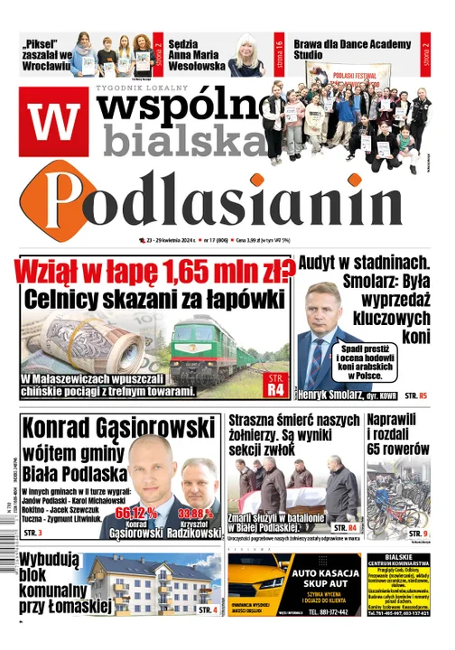 Najnowsze wydanie Wspólnoty Bialskiej  23 kwietnia 2024r - Zdjęcie główne