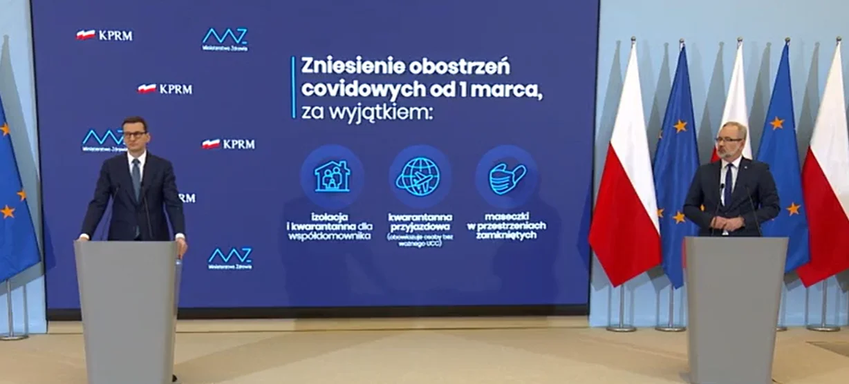 Koronawirus: Rząd wprowadza zmiany w obostrzeniach. Premier Morawiecki: Można znieść znaczącą część wszystkich ograniczeń [WIDEO] - Zdjęcie główne