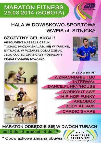 Charytatywny Maraton Fitness AWF - Zdjęcie główne