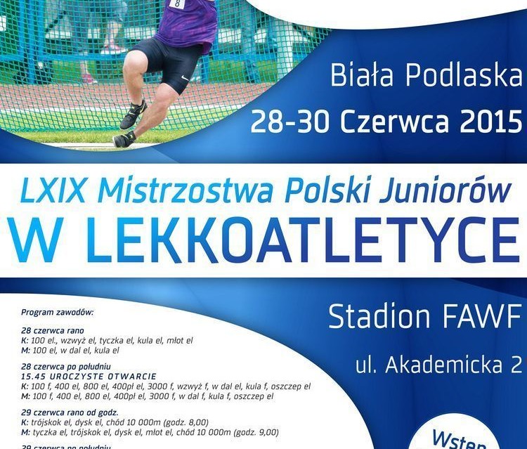 Lekkoatleci przyjadą do Białej Podlaskiej - Zdjęcie główne