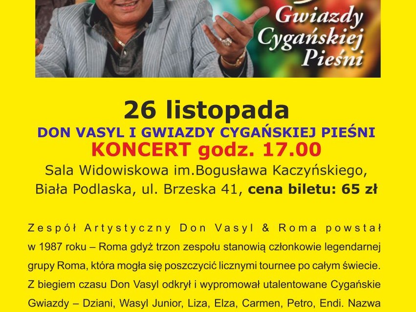 Don Vasyl i Gwiazdy Cygańskiej Pieśni w BCK - Zdjęcie główne