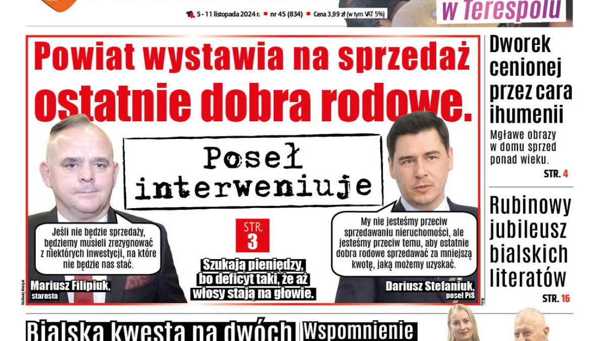 Najnowsze wydanie Wspólnoty Bialskiej (5 listopada 2024r) - Zdjęcie główne