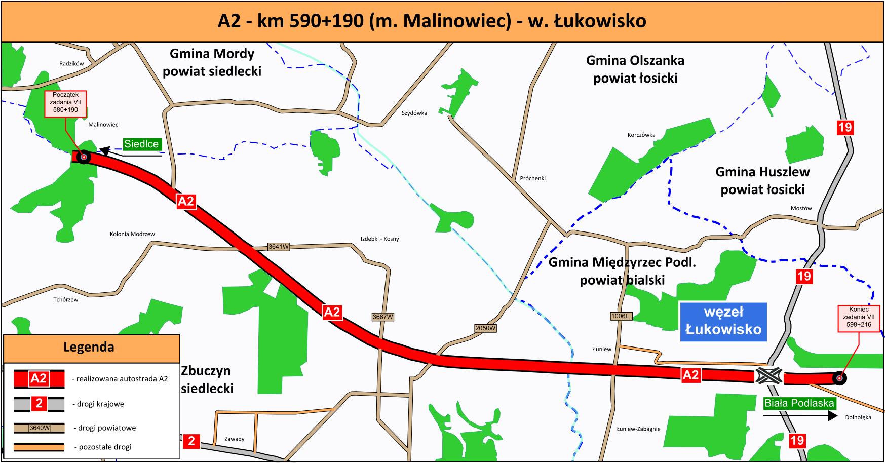 Wybrano ofertę na budowę ostatniego odcinka A2 pomiędzy Siedlcami a Białą Podlaską - Zdjęcie główne