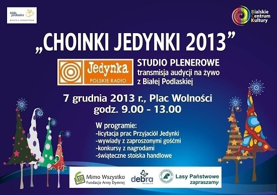 Choinki Jedynki 2013 – Polskie Radio Program Pierwszy na Placu Wolności - Zdjęcie główne