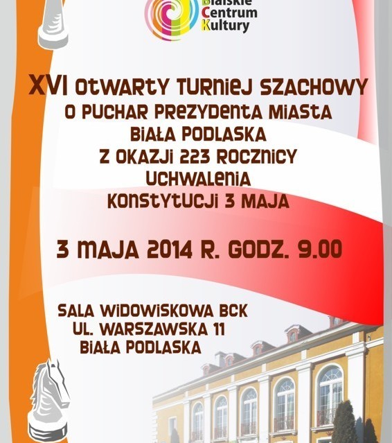 XVI Otwarty Turniej Szachowy o Puchar Prezydenta Miasta - Zdjęcie główne