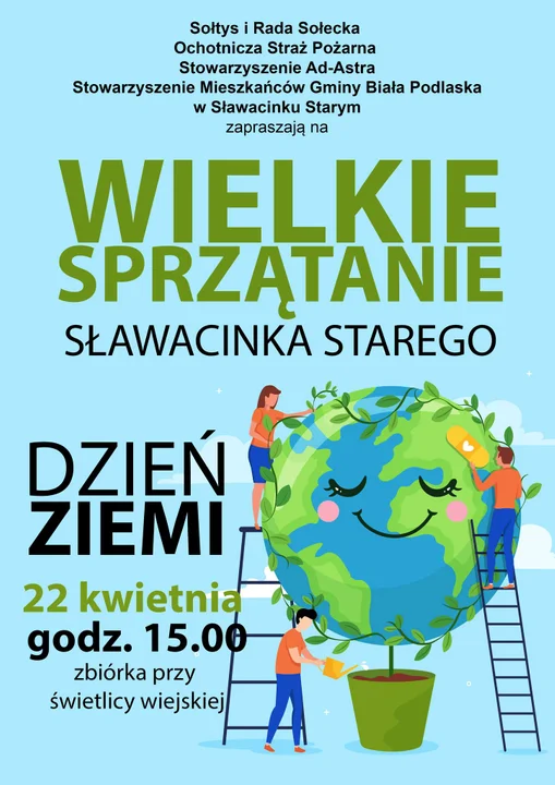 Powiat bialski:  Wielkie sprzątanie w Sławacinku Starym - Zdjęcie główne