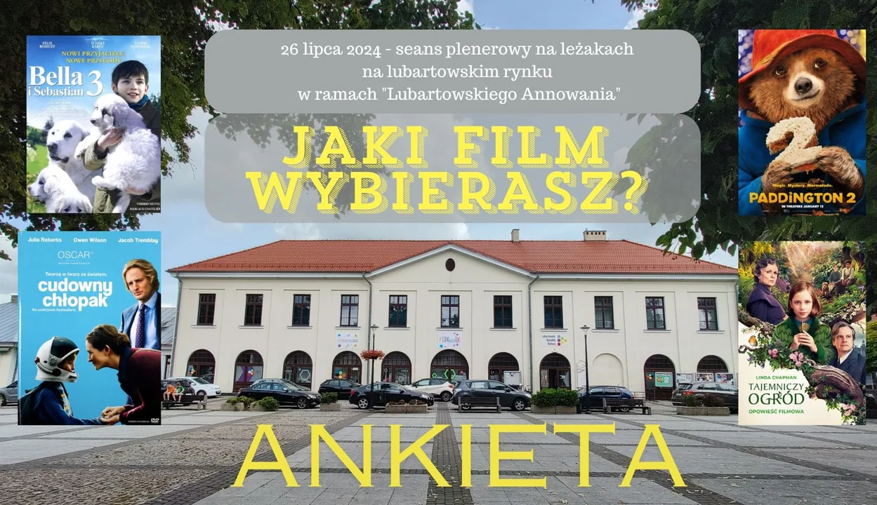 Jaki film w kinie na leżakach? Letni seans w Lubartowie - Zdjęcie główne