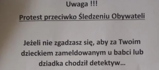 Lubartów: protest "przeciw śledzeniu obywateli" . Echa tropienia Jacka Tomasiaka przez detektywów - Zdjęcie główne