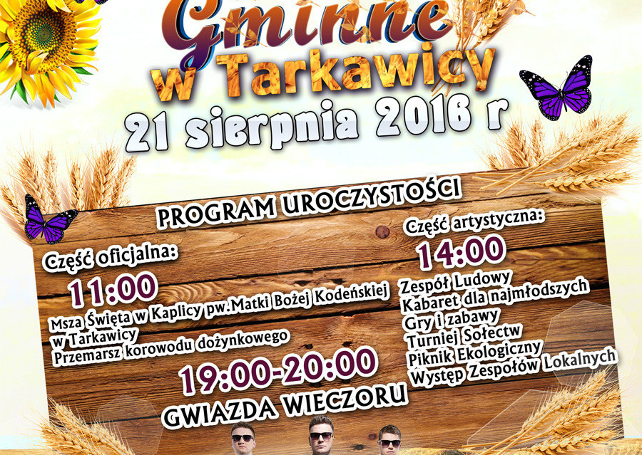 Dożynki w Tarkawicy 2016 - program - Zdjęcie główne