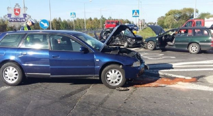 Zderzenie aut na obwodnicy - Zdjęcie główne