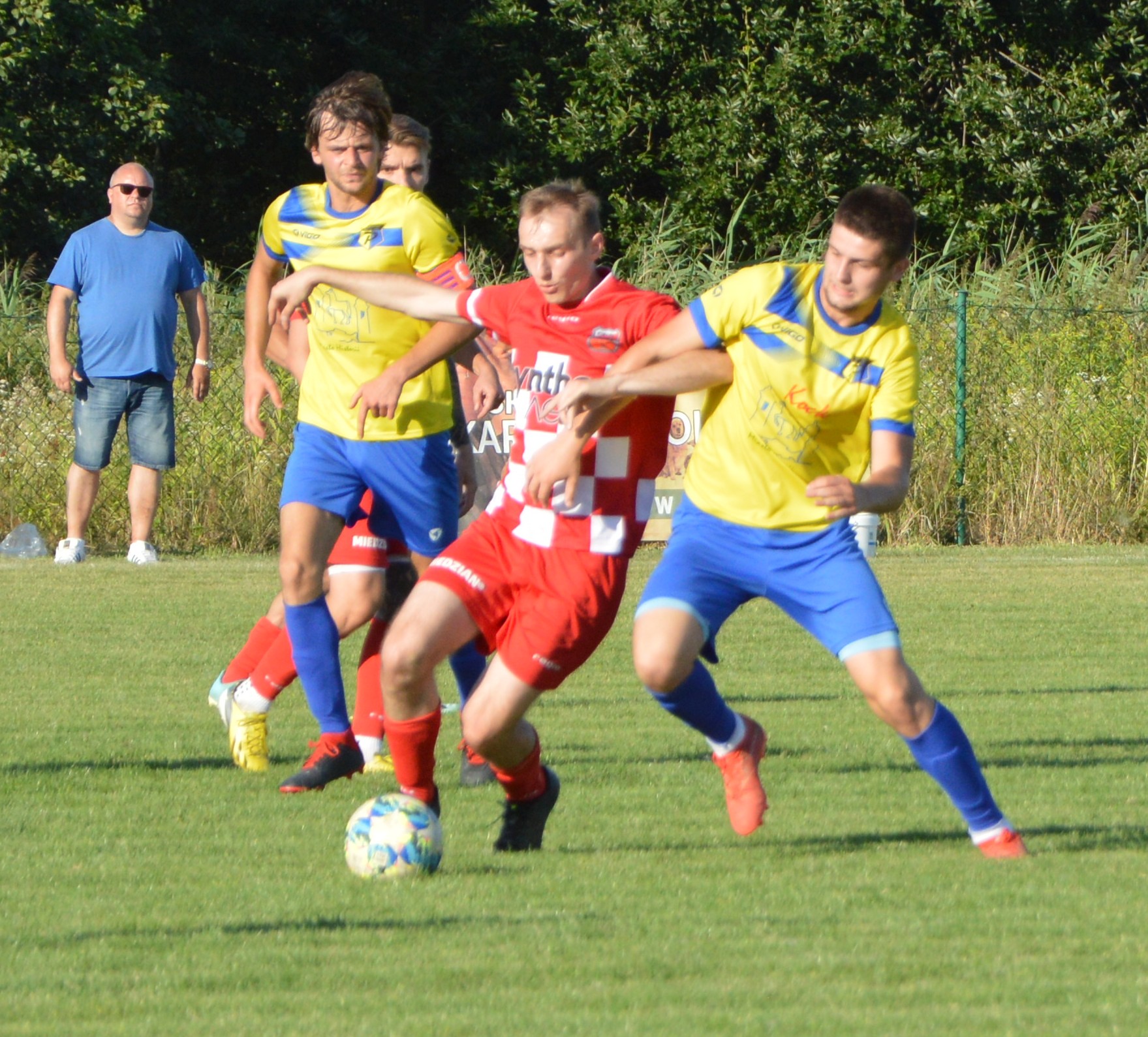 Polesie Kock - Avia II Świdnik. Hat trick Adamczuka i wysoka wygrana Polesia - Zdjęcie główne