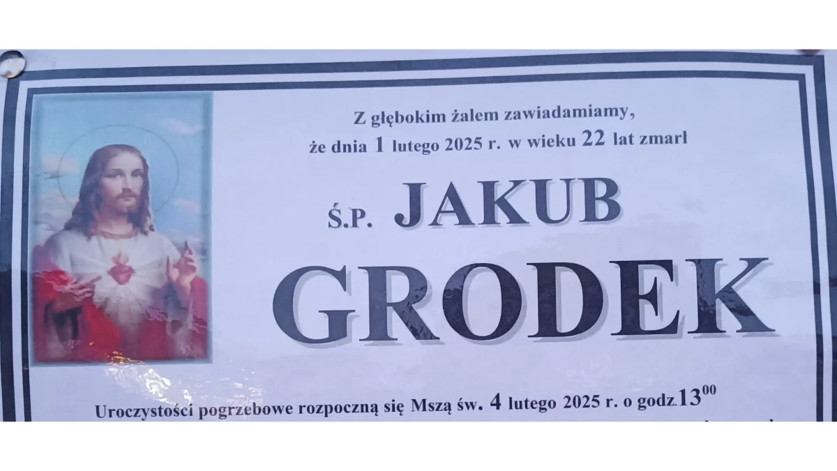 Ś.p. Jakub Grodek - Zdjęcie główne