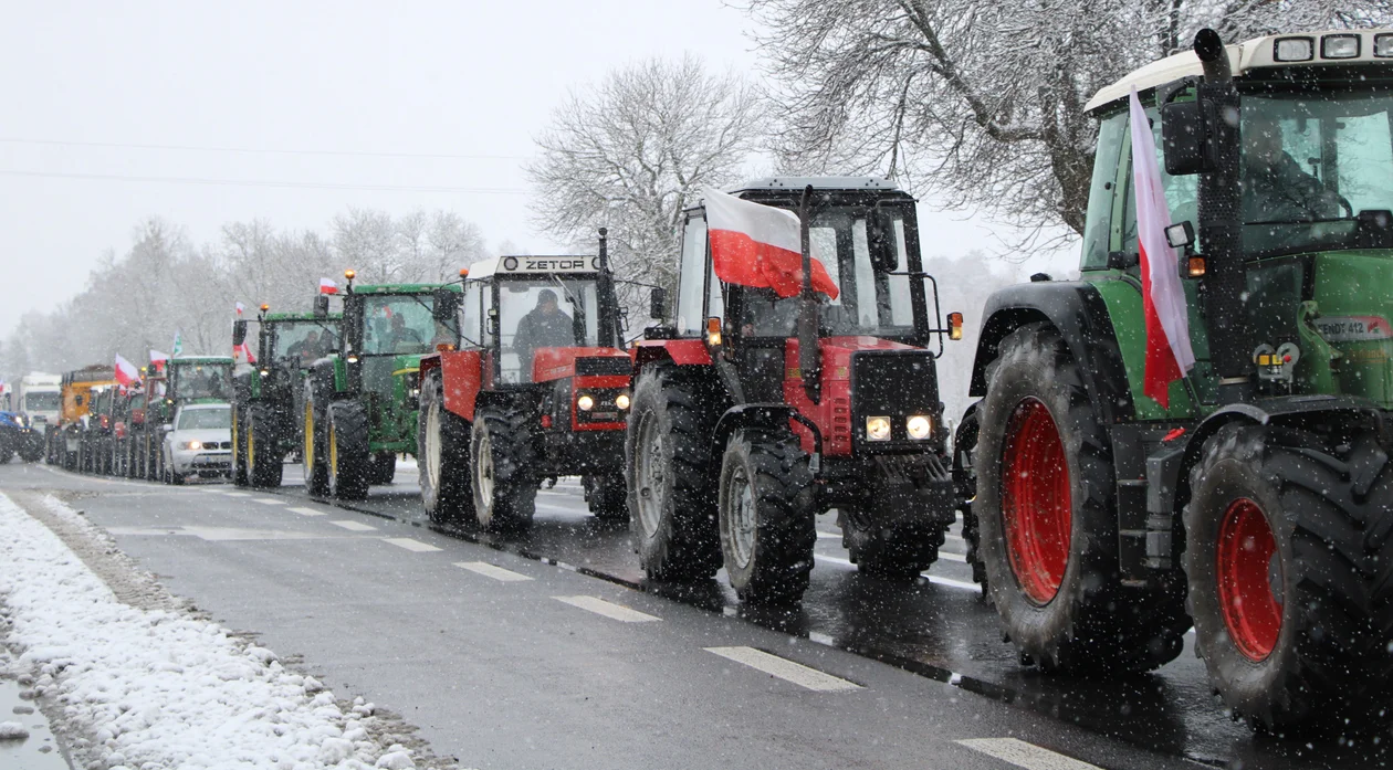 Dziś kolejny protest rolników w powiecie lubartowskim. Utrudnienia w ruchu - Zdjęcie główne