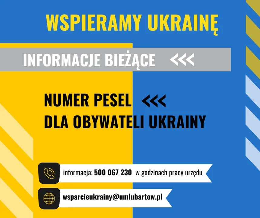 W Urzędzie Miasta w Lubartowie uchodźcy z Ukrainy uzyskają PESEL - Zdjęcie główne