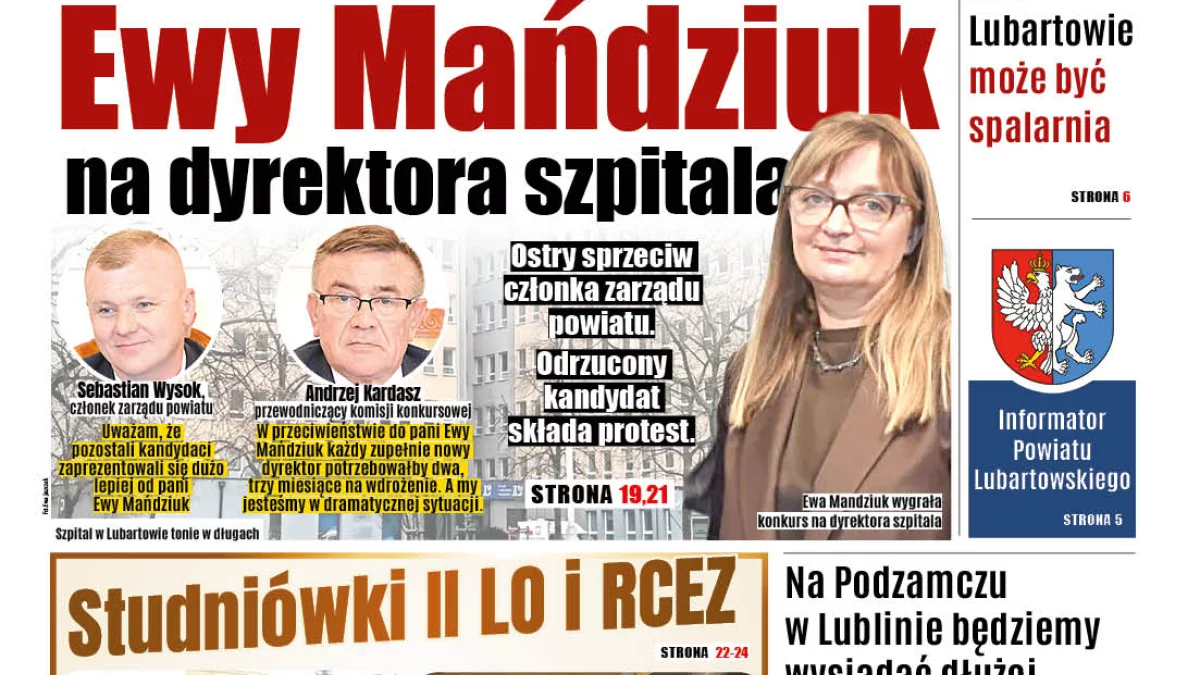 Najnowsze wydanie Wspólnoty Lubartowskiej (18 lutego 2025 r.) - Zdjęcie główne