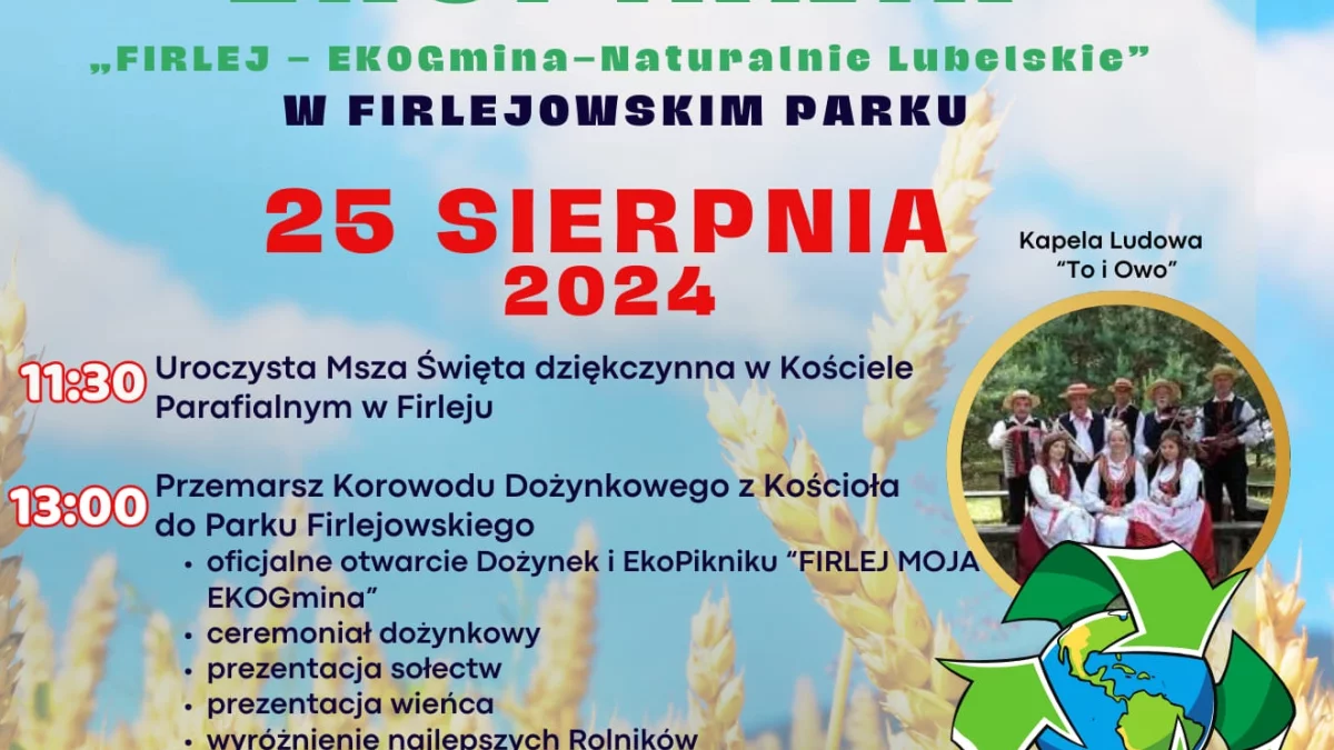 25.08.2024 - Dożynki w Firleju - Zdjęcie główne