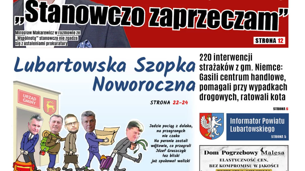 Najnowsze wydanie Wspólnoty Lubartowskiej (21 stycznia 2025 r.) - Zdjęcie główne