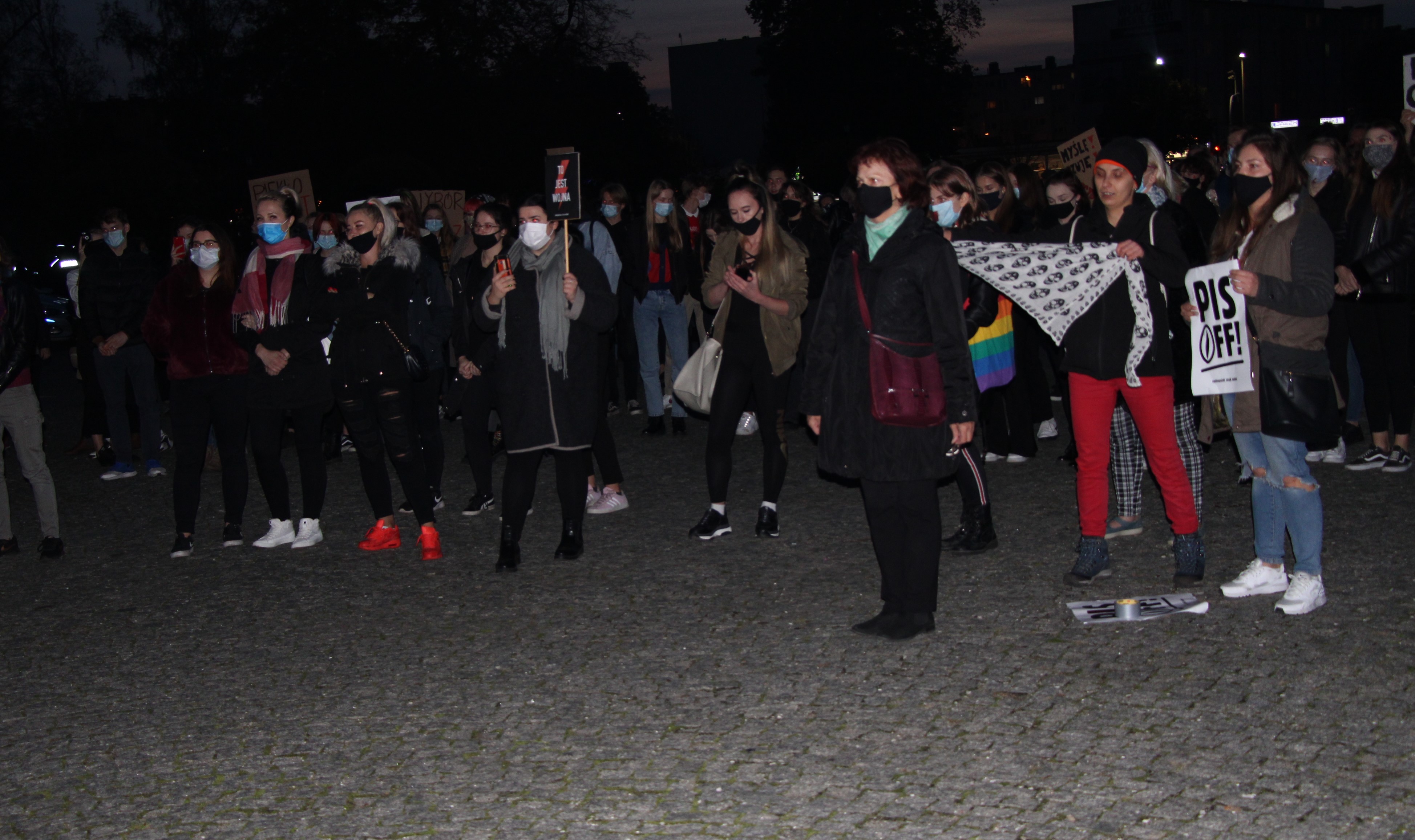 Protest na ulicach Lubartowa