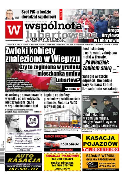 Najnowszy numer Wspólnoty Lubartowskiej (11 kwietnia 2023r) - Zdjęcie główne