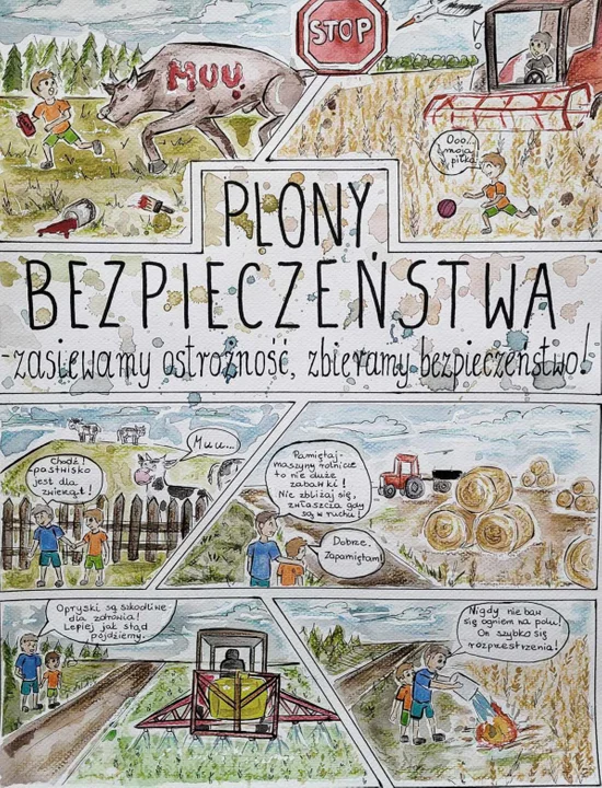 Uczennica RCEZ w Lubartowie zwyciężczynią w konkursie „Bezpieczeństwo na czele” - Zdjęcie główne