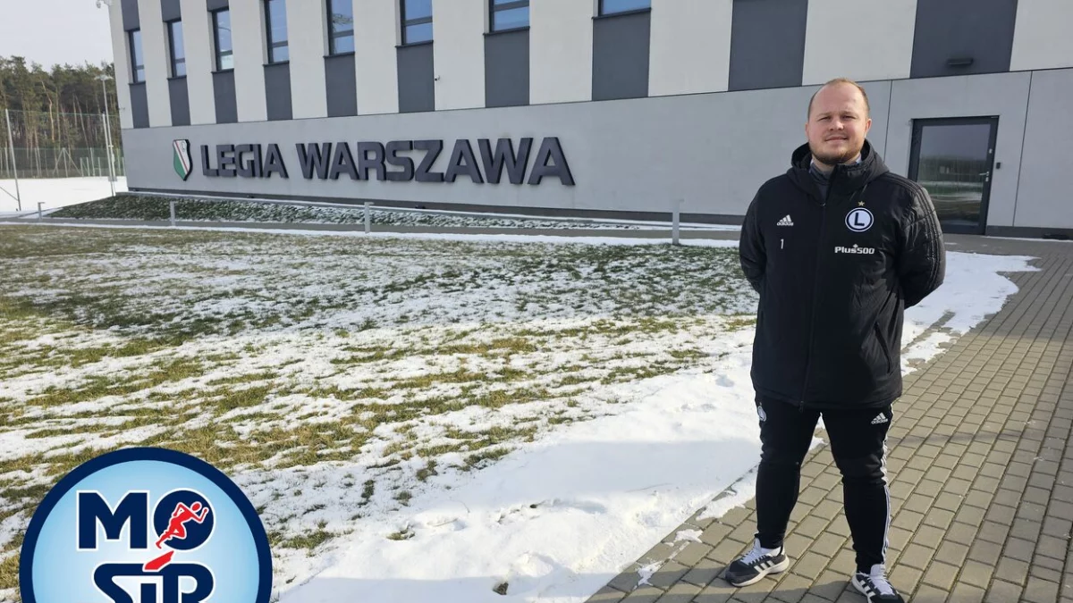 Trener AP MOSiR - Jakub Adamczyk ze stażem w Legii Warszawa - Zdjęcie główne