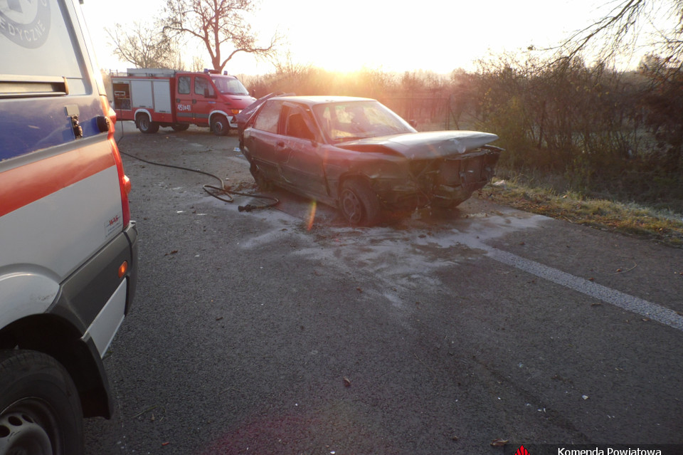 Czterech poszkodowanych po wypadku Audi - aktualizacja - Zdjęcie główne