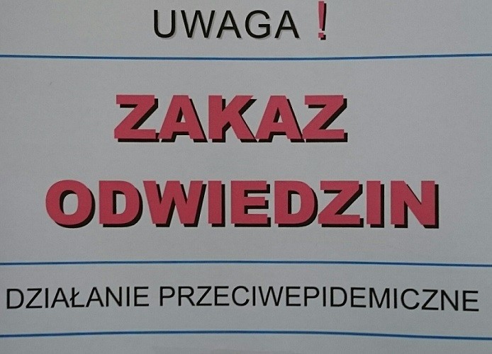 Zakaz odwiedzin na oddziale dziecięcym - Zdjęcie główne