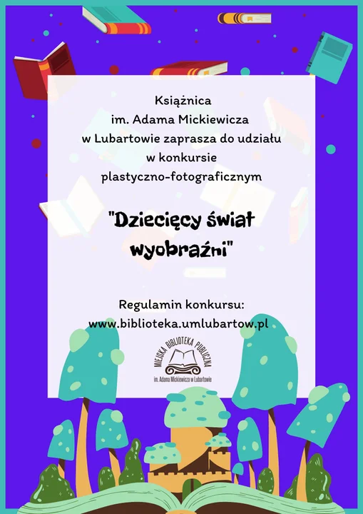 Konkurs w lubartowskiej bibliotece. Dziecięcy świat wyobraźni - Zdjęcie główne