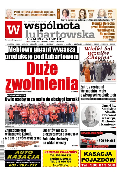 Najnowszy numer Wspólnoty Lubartowskiej (21 lutego 2023) - Zdjęcie główne