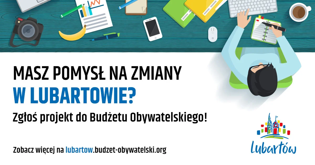 Rusza  Budżet Obywatelski 2023 w Lubartowie. Od dziś można zgłaszać projekty - Zdjęcie główne