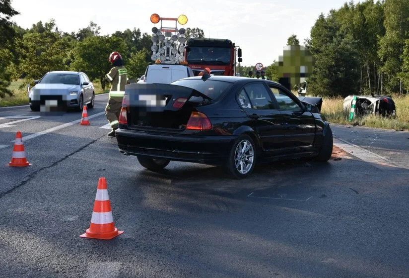 Dwa BMW zderzyły się na obwodnicy Lubartowa. Policja wyjaśnia okoliczności - Zdjęcie główne