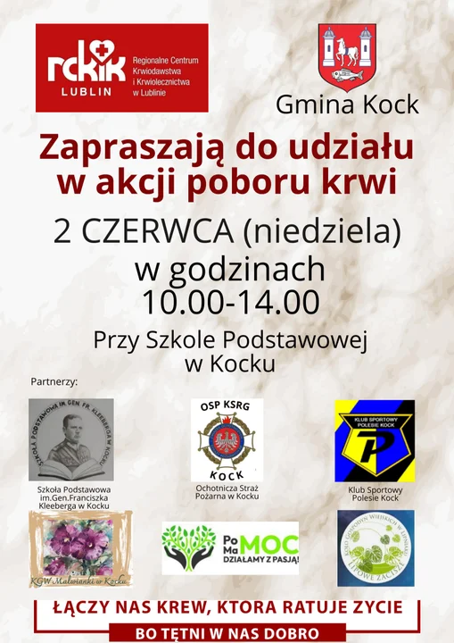 W Kocku będzie akcja poboru krwi - Zdjęcie główne