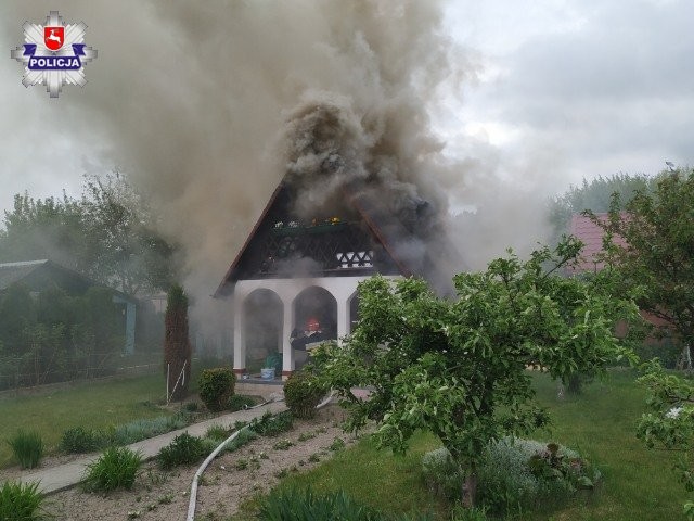 Tragiczny w skutkach pożar altanki - Zdjęcie główne