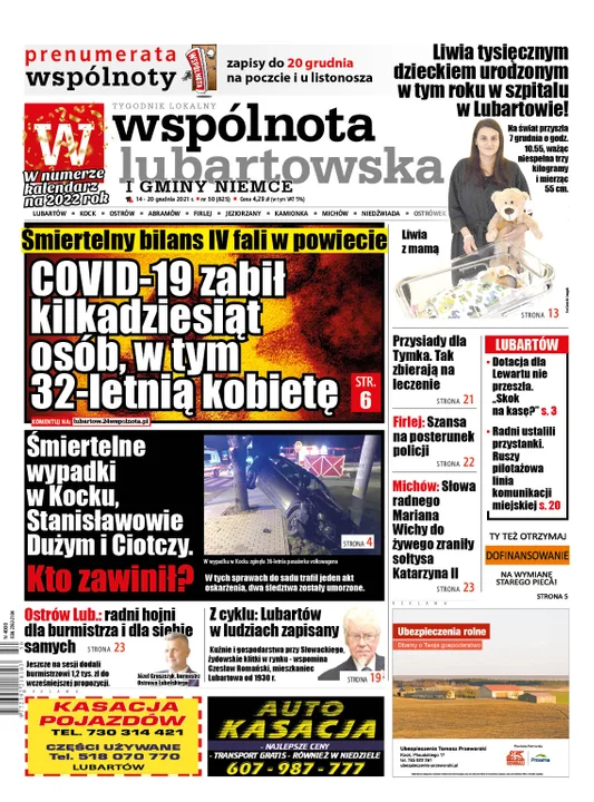 Najnowszy numer Wspólnoty Lubartowskiej - Zdjęcie główne