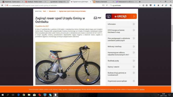 Urząd Gminy tropi złodzieja - Zdjęcie główne