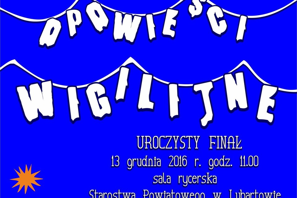 Finał XVIII Powiatowego Konkursu Plastyczno-Literackiego "Opowieści wigilijne" - Zdjęcie główne