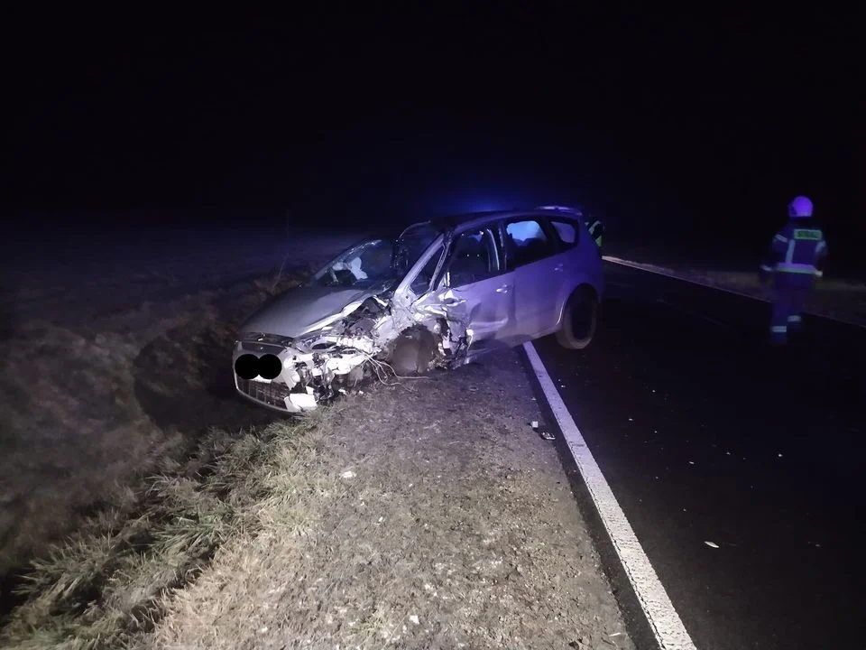 Zderzenie w Woli Blizockiej. Dwie osoby poszkodowane. Aktualizacja: policja podaje szczegóły zdarzenia - Zdjęcie główne