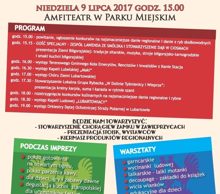 Lubartowski Przegląd Kultury, Smaków i Rękodzieła Ziemi Lubelskiej 2017 - Zdjęcie główne