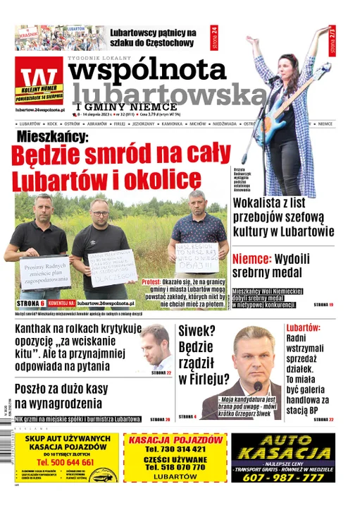 Najnowszy numer Wspólnoty Lubartowskiej (8 sierpnia 2023r) - Zdjęcie główne