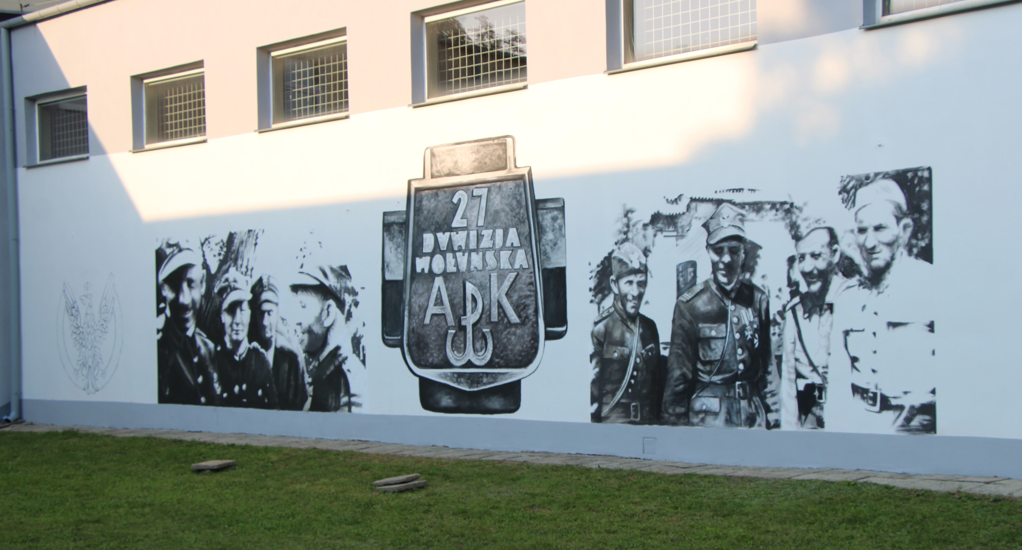 Lubartów: W RCEZ powstaje mural ku czci 27 Wołyńskiej Dywizji Piechoty AK - Zdjęcie główne