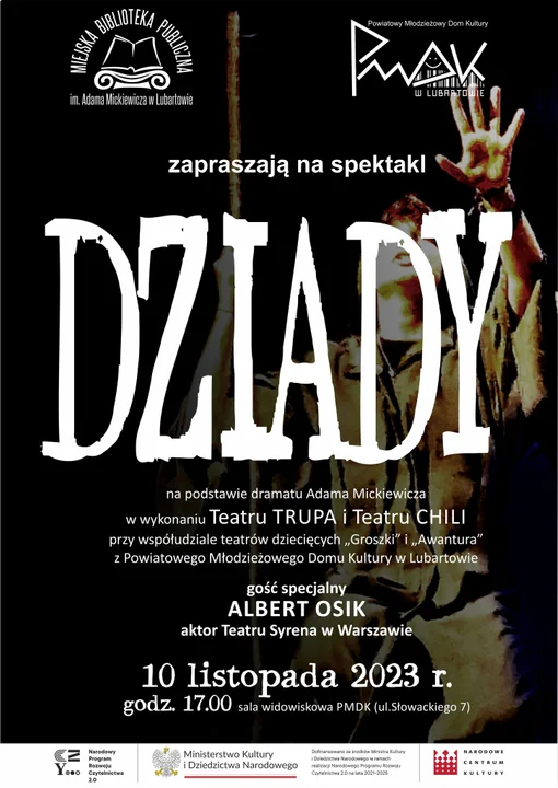 "Dziady" w PMDK w Lubartowie - Zdjęcie główne