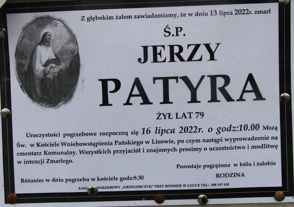 Zmarł Jerzy Patyra, nauczyciel i działacz sportowy z Lubartowa. Dziś odbył się pogrzeb - Zdjęcie główne