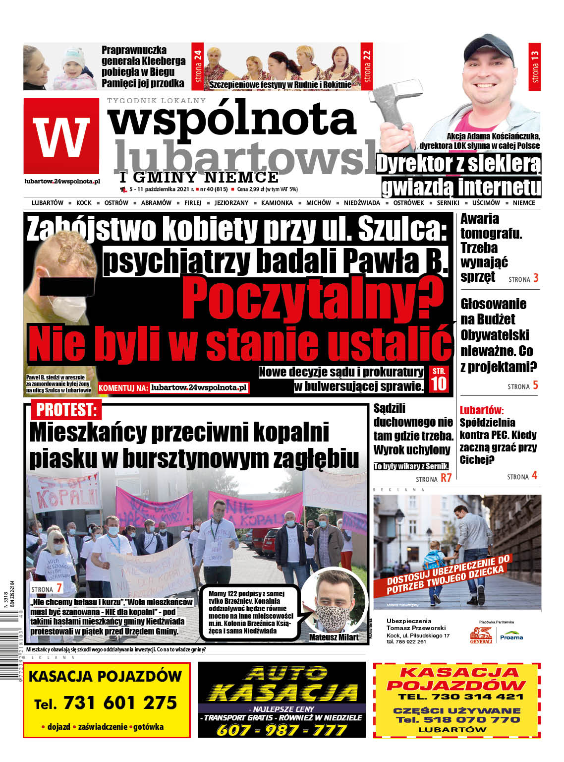 Zabójstwo przy ul. Szulca: Paweł B. pojedzie na obserwację psychiatryczną do Krakowa - Zdjęcie główne