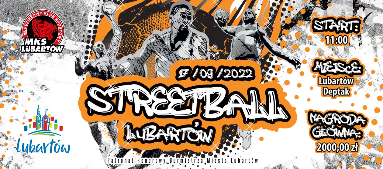 Jutro III Turniej Streetball Lubartów. Zagrają dla Marcelka - Zdjęcie główne